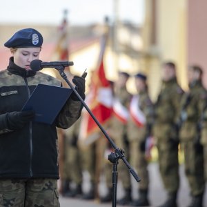 Minister Obrony Narodowej odebrał ślubowanie w Miejscu Piastowym