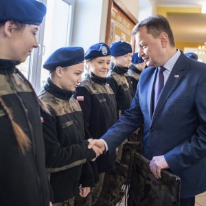 Minister Obrony Narodowej odebrał ślubowanie w Miejscu Piastowym