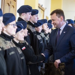 Minister Obrony Narodowej odebrał ślubowanie w Miejscu Piastowym