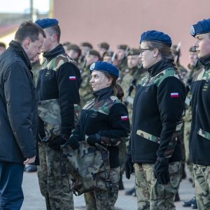 Minister Obrony Narodowej odebrał ślubowanie w Miejscu Piastowym