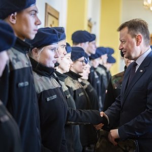 Minister Obrony Narodowej odebrał ślubowanie w Miejscu Piastowym