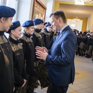 Minister Obrony Narodowej odebrał ślubowanie w Miejscu Piastowym