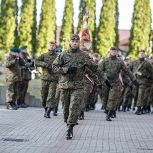 Minister Obrony Narodowej odebrał ślubowanie w Miejscu Piastowym