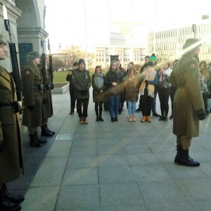 Wycieczka do Warszawy w ramach projektu ,,Mierzymy wyżej”