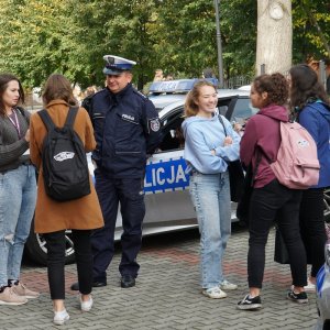 W dniu wspólnego Patrona – Podkarpacka Policja w naszej szkole