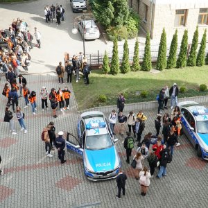 W dniu wspólnego Patrona – Podkarpacka Policja w naszej szkole