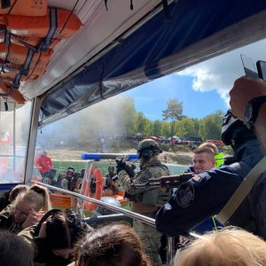 Nasze klasy mundurowe z antyterrorystami i komandosami na ćwiczeniach „Solina 2022”.