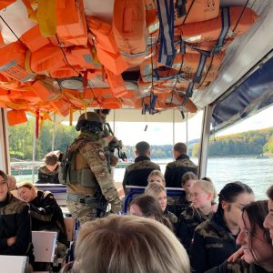 Nasze klasy mundurowe z antyterrorystami i komandosami na ćwiczeniach „Solina 2022”.