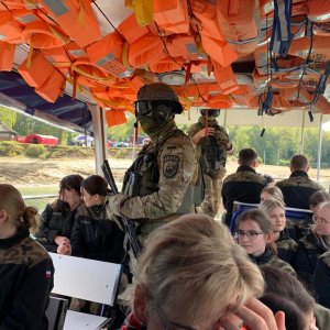 Nasze klasy mundurowe z antyterrorystami i komandosami na ćwiczeniach „Solina 2022”.