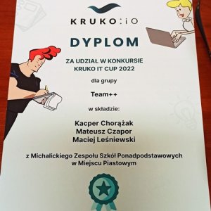 Mistrzowskie lokaty naszych informatyków…