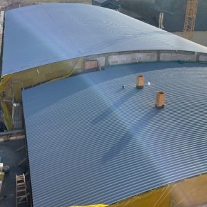 Hala sportowa w naszej szkole rośnie w szybkim tempie …