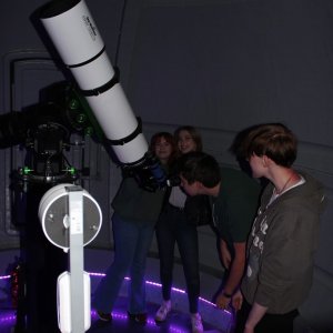 W astrobazie Michalickiego Zespołu Szkół imponujące obserwacje nieba