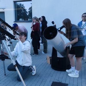 W astrobazie Michalickiego Zespołu Szkół imponujące obserwacje nieba