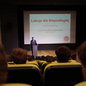 Wykład historyczno-patriotyczny w ramach cyklu „Lekcja dla Niepodległej”