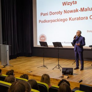 Po raz drugi ciekawa wizyta Podkarpackiego Kuratora Oświaty Pani Doroty Nowak-Maluchnik