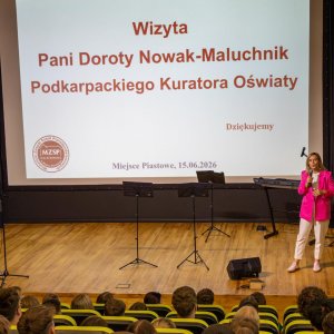 Po raz drugi ciekawa wizyta Podkarpackiego Kuratora Oświaty Pani Doroty Nowak-Maluchnik