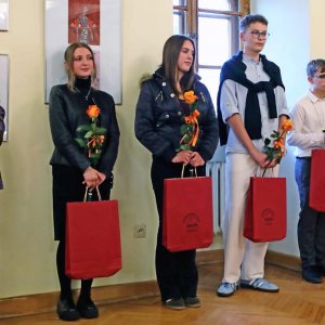 Twórczość ucznia MZSP zaprezentowana podczas wernisażu w Dukli